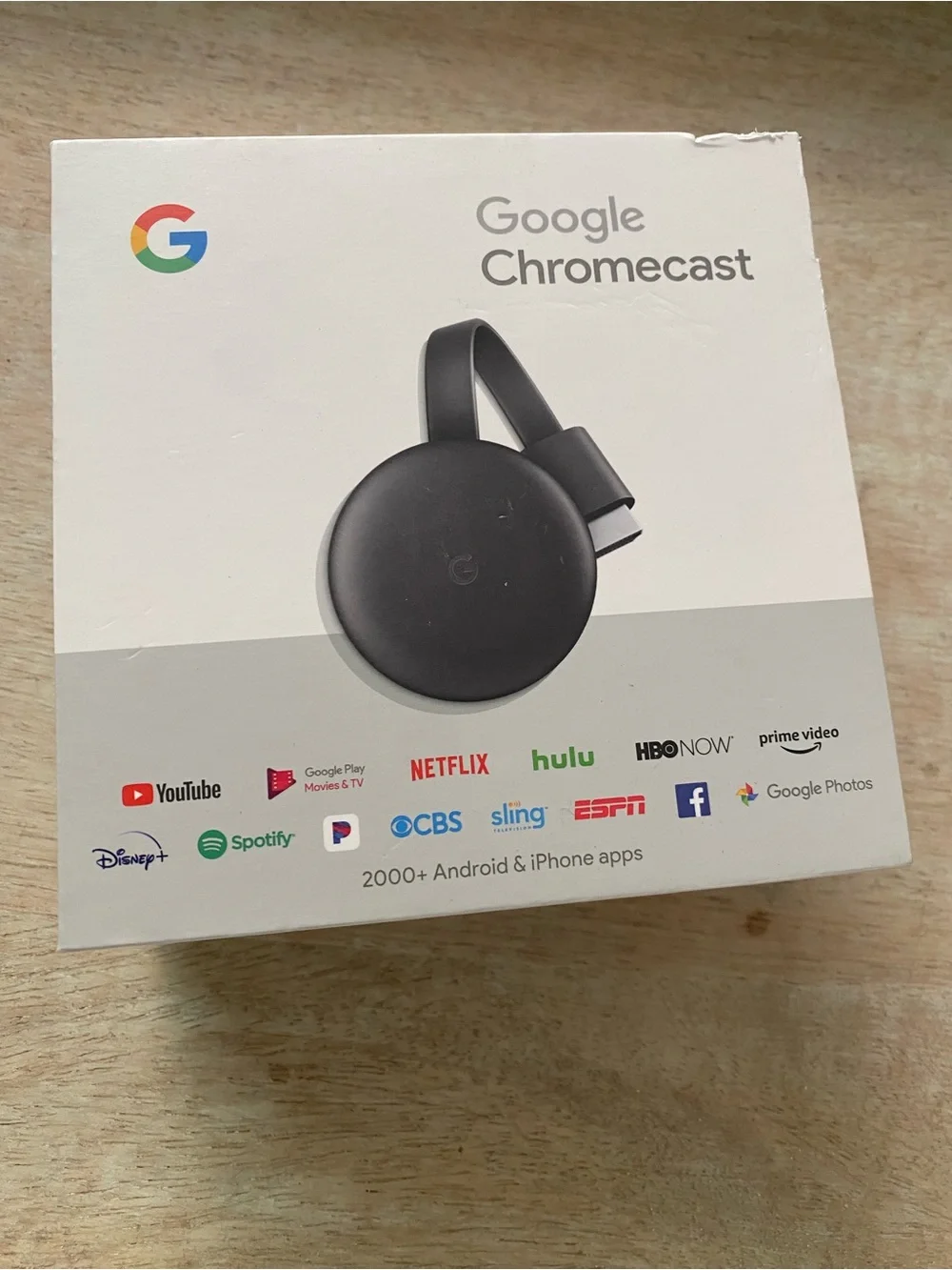 Google Chromecast Streaming Media Player - Black